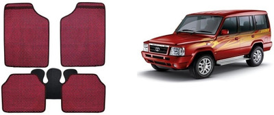 Autofetch Rubber Standard Mat For  Tata Zest(Red)