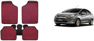 Autofetch Rubber Standard Mat For  Honda Accord(Red)