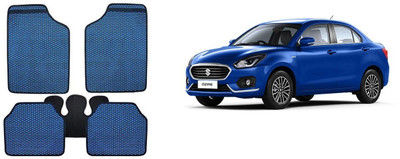 Autofetch Rubber Standard Mat For  Maruti Suzuki Swift Dzire(Blue)