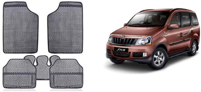 Autofetch Rubber Standard Mat For  Mahindra Xylo(Grey)