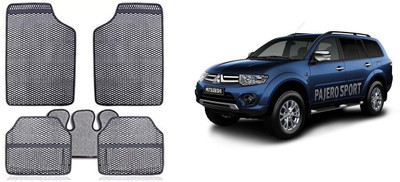 Autofetch Rubber Standard Mat For  Mitsubishi Pajero Sport(Grey)