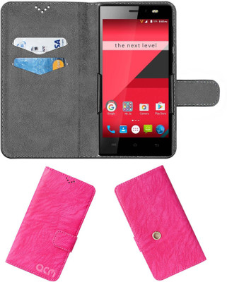 ACM Flip Cover for Xolo ERA 1X(Pink, Cases with Holder, Pack of: 1)