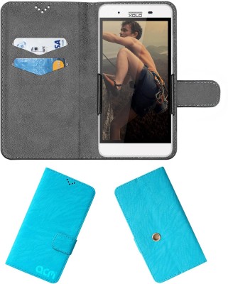 ACM Flip Cover for Xolo Era 4k(Blue, Cases with Holder, Pack of: 1)