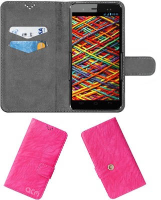 ACM Flip Cover for Micromax Bolt D321(Pink, Cases with Holder, Pack of: 1)