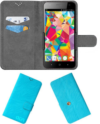 ACM Flip Cover for Swipe Konnect Plus(Blue, Cases with Holder, Pack of: 1)