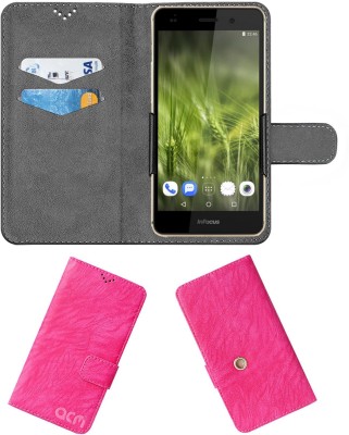 ACM Flip Cover for Infocus M808i(Pink, Cases with Holder, Pack of: 1)