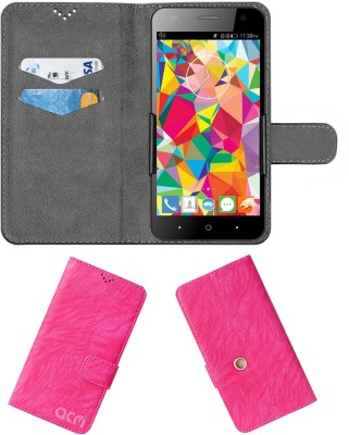 ACM Flip Cover for Swipe Konnect 5(Pink, Cases with Holder, Pack of: 1)