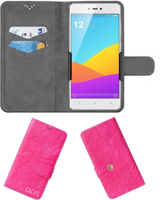 ACM Flip Cover for Gionee F103 Pro(Pink, Cases with Holder, Pack of: 1)