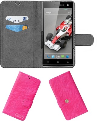 ACM Flip Cover for Xolo Q1010i(Pink, Cases with Holder, Pack of: 1)