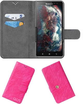 ACM Flip Cover for Lenovo Vibe Z K910l(Pink, Cases with Holder, Pack of: 1)