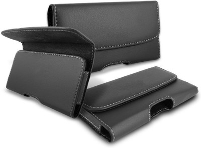 realtech Pouch for vivo V17 Pro(Black, Holster, Pack of: 1)