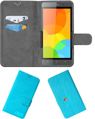 ACM Wallet Case Cover for Yoocall S30(Blue, Cases with Holder, Pack of: 1)