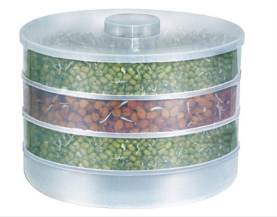 PARTH ENTERPRISE Plastic Grocery Container  - 500 ml(Clear)