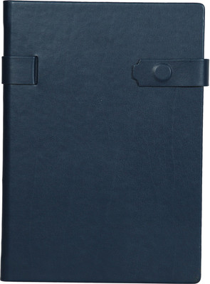 MAHAVIR A5 Elegant Notes A5 Notebook Single Ruled 192 Pages(Blue)