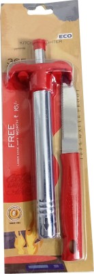 GC Royal GC Royal Eco - With Knife Steel Electronic Gas Lighter(Red, Pack of 1)