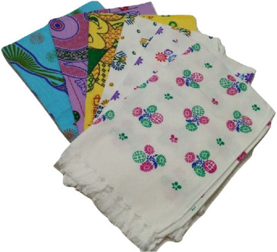 Cotton colors Cotton 200 GSM Hand Towel Set(Pack of 6)