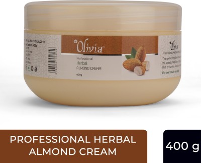 Olivia Herbal Almond Facial Massage Cream Moisturize Sensitive Skin(400 ml)