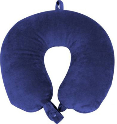 NP NAVEEN PLASTIC Super Soft Memory Foam Travel Pillow Neck Pillow(Blue)
