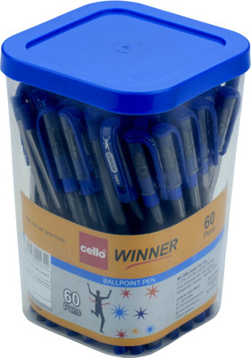 Cello Winner Ball Pen(Pack of 60, Multicolor)