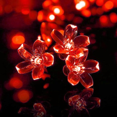 KUBER INDUSTRIES 28 LEDs 10.16 m Red Flickering String Rice Lights(Pack of 1)