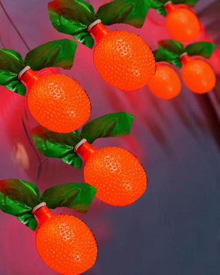 KUBER INDUSTRIES 20 LEDs 5.08 m Red Flickering String Rice Lights(Pack of 1)