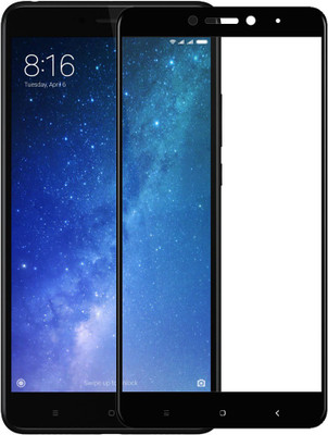 Genron Edge To Edge Tempered Glass for Mi Max 2(Pack of 1)