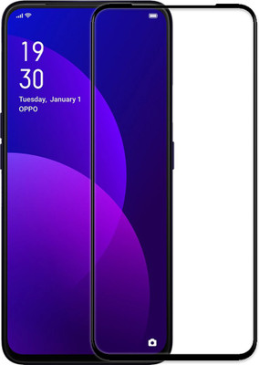 UbrosNetwork Edge To Edge Tempered Glass for OPPO F11 Pro, OPPO K3, Realme X(Pack of 1)