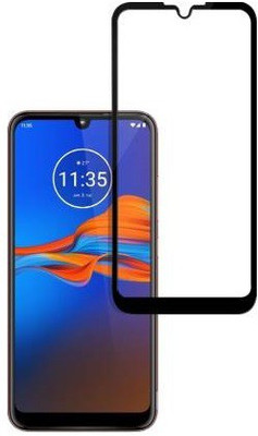 BRENZZ Edge To Edge Tempered Glass for MOTOROLA E6S(Pack of 1)