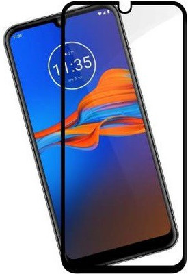 BRENZZ Edge To Edge Tempered Glass for MOTOROLA E6S(Pack of 1)