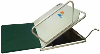 MANNAR Back Rest for patients1 Detachable Side Railing and1 Rotary Handle, Back / Lumbar Support(Grey)