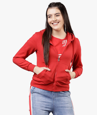 Tokyo Talkies Full Sleeve Solid Women Sweatshirt