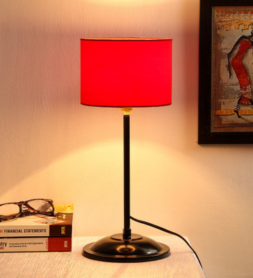 Devansh Table Lamp Table Lamp(41 cm, Black)