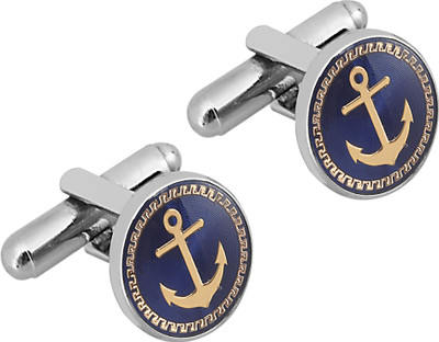 EXOTICA Fashions Metal Cufflink(Blue)