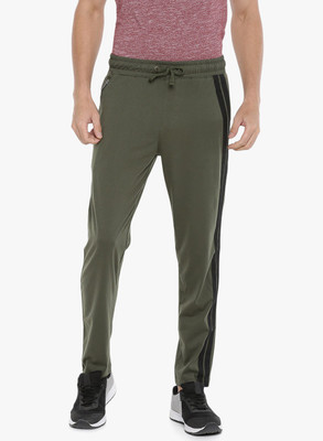 Force NXT Super Combed Cotton Solid Men Green Track Pants