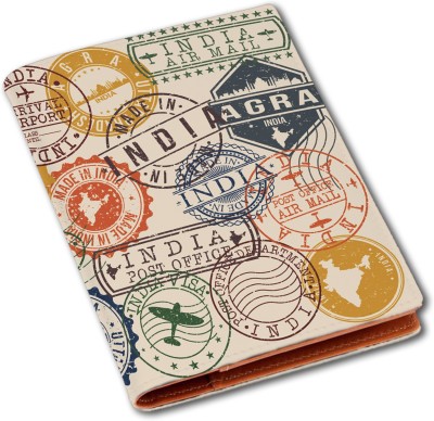 GRAPHICGIFT PU Leather Compact Passport Cover/Holder(Multi-Colour)(Multicolor)