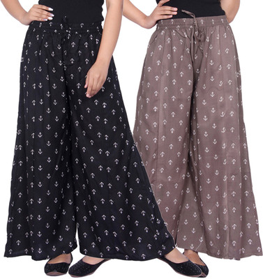 Aawari Regular Fit Women Multicolor Trousers