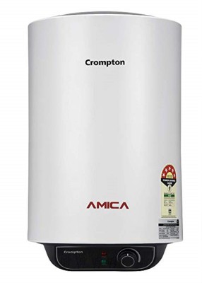 CROMPTON 15 L Storage Water Geyser (Amica 15L Gyger with Superior Polymer Coating, White)