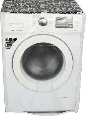 Fab Genie Front Loading Washing Machine  Cover(Width: 59.8 cm, Black)