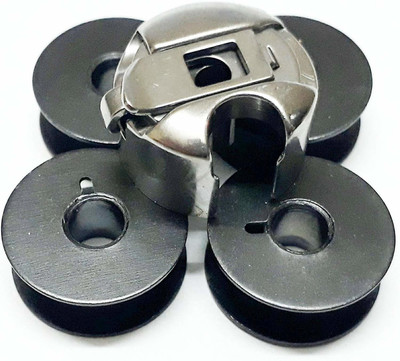 RTM R T M BIG SEWING MACHINE BOBIN CASE 1 & BOBIN 4 Metal Bobbins(Pack of 5, R T M BIG SEWING MACHINE BOBIN CASE 1 & BOBIN 4)