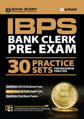 30 Practice Sets Ibps Bank Clerk Pre Exam 2018(English, Paperback, unknown)