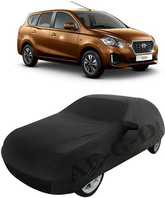 Akshita Enterprises Car Cover For Datsun Go+ (With Mirror Pockets)(Black)