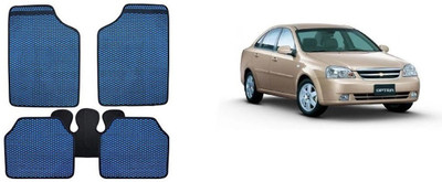 Autofetch Rubber Standard Mat For  Chevrolet Optra(Blue)