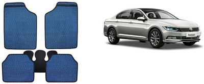 Autofetch Rubber Standard Mat For  Volkswagen Passat(Blue)