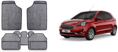 Autofetch Rubber Standard Mat For  Ford Figo(Grey)