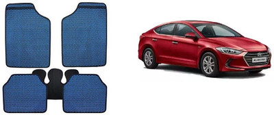 Autofetch Rubber Standard Mat For  Hyundai Elantra(Blue)