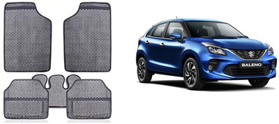 Autofetch Rubber Standard Mat For  Maruti Suzuki Baleno(Grey)