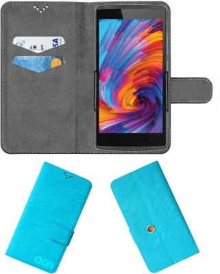 ACM Flip Cover for Intex Cloud Jewel(Blue, Cases with Holder, Pack of: 1)