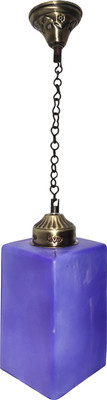 PR Prashant Ceiling Pendant Block Shaped Hanging Lamp (Blue) Pendant Lamp Ceiling Lamp(Blue)