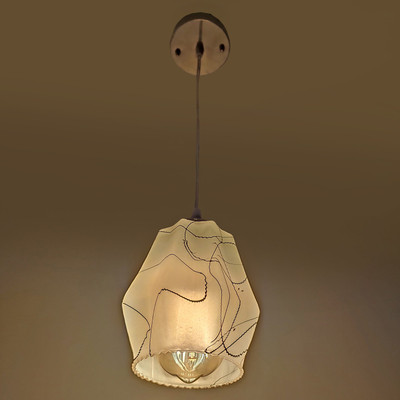 PR Prashant Ceiling Designer Hanging Pendant Light (White,Black) Pendant Lamp Ceiling Lamp(Multicolor)