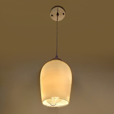 PR Prashant Ceiling Fancy Round Hanging Pendant Light (White) Pendant Lamp Ceiling Lamp(White)